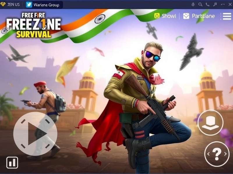 Free Fire Warzone Survival gameplay screenshot